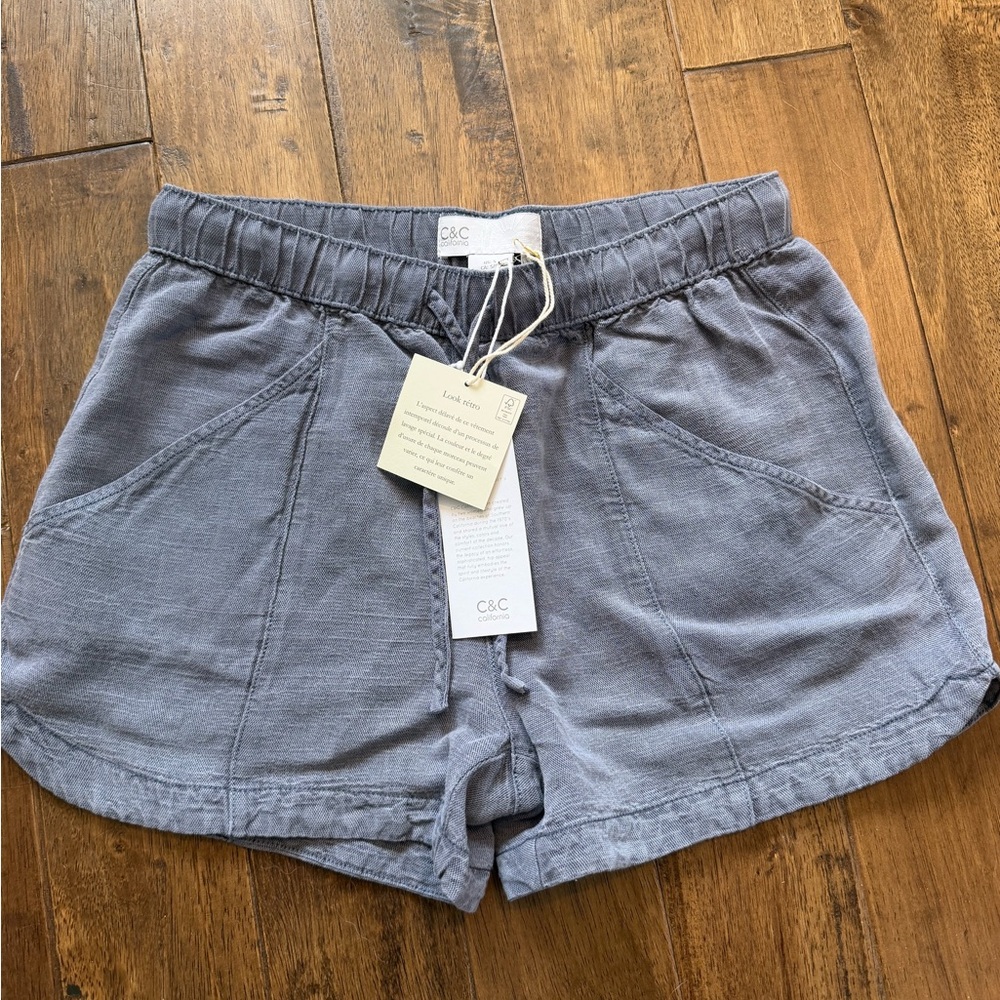 C.C Women's High Waist Gray Shorts